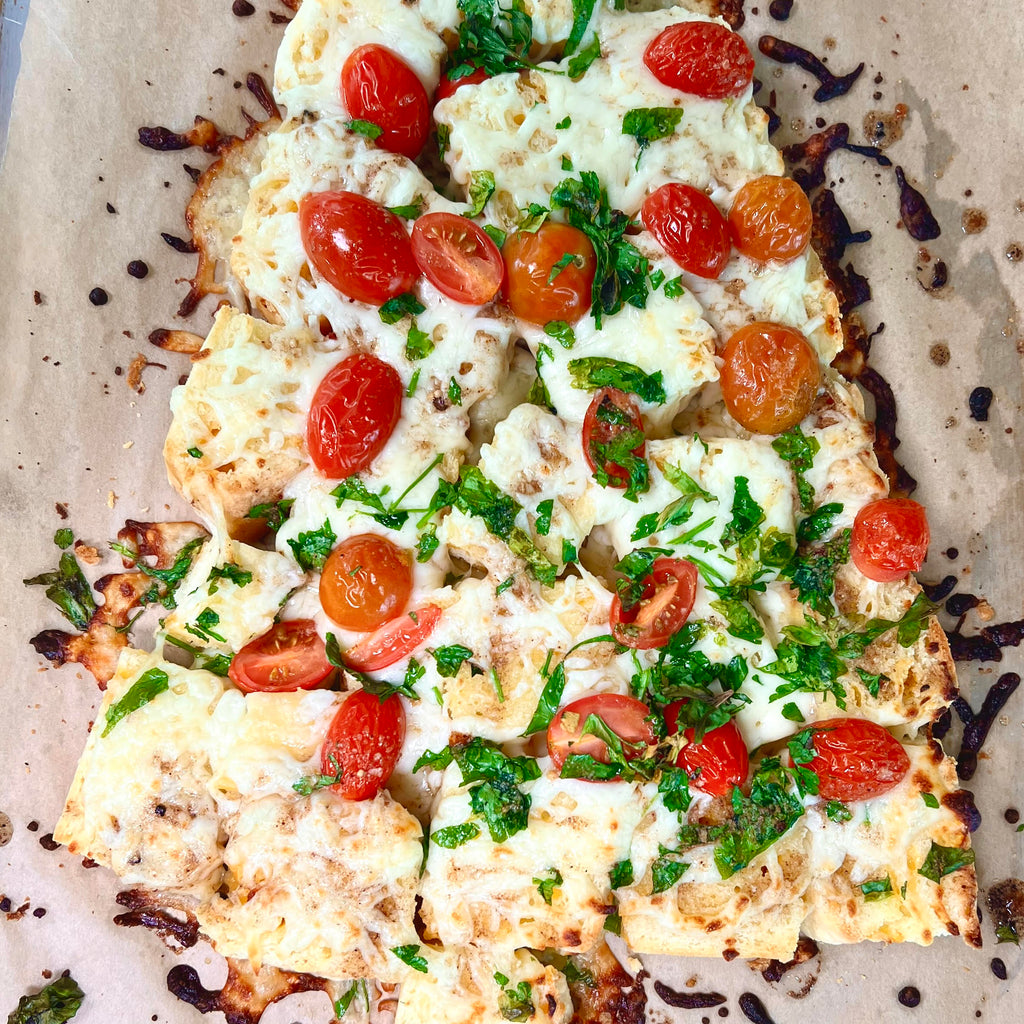 Pull-Apart Christmas Tree Cheese Bread
