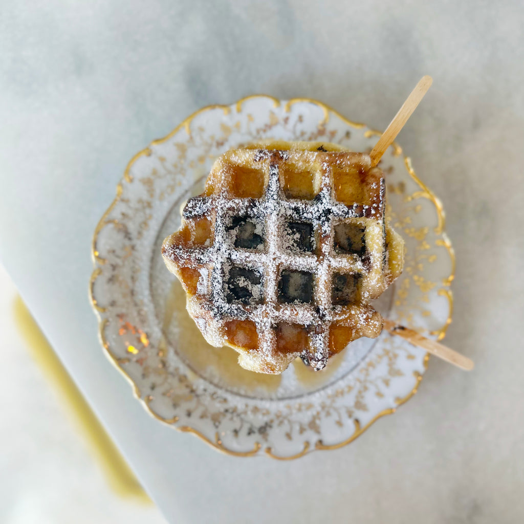 Cocoa & Cream Cookie Waffles