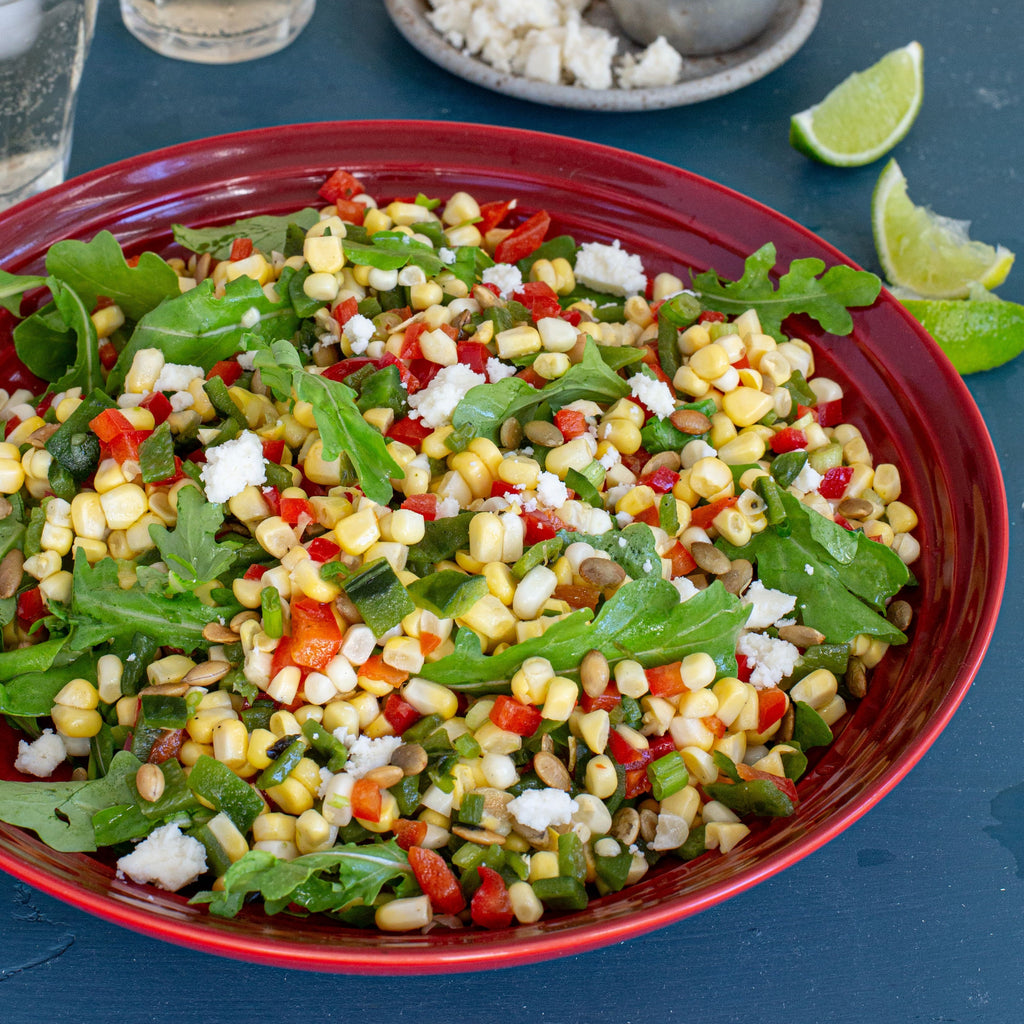 Roasted Poblano Corn Salad