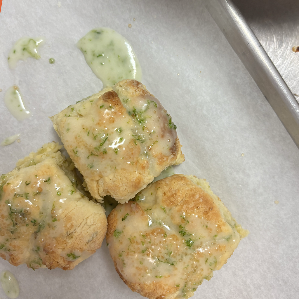 Key Lime Shortcake Biscuits