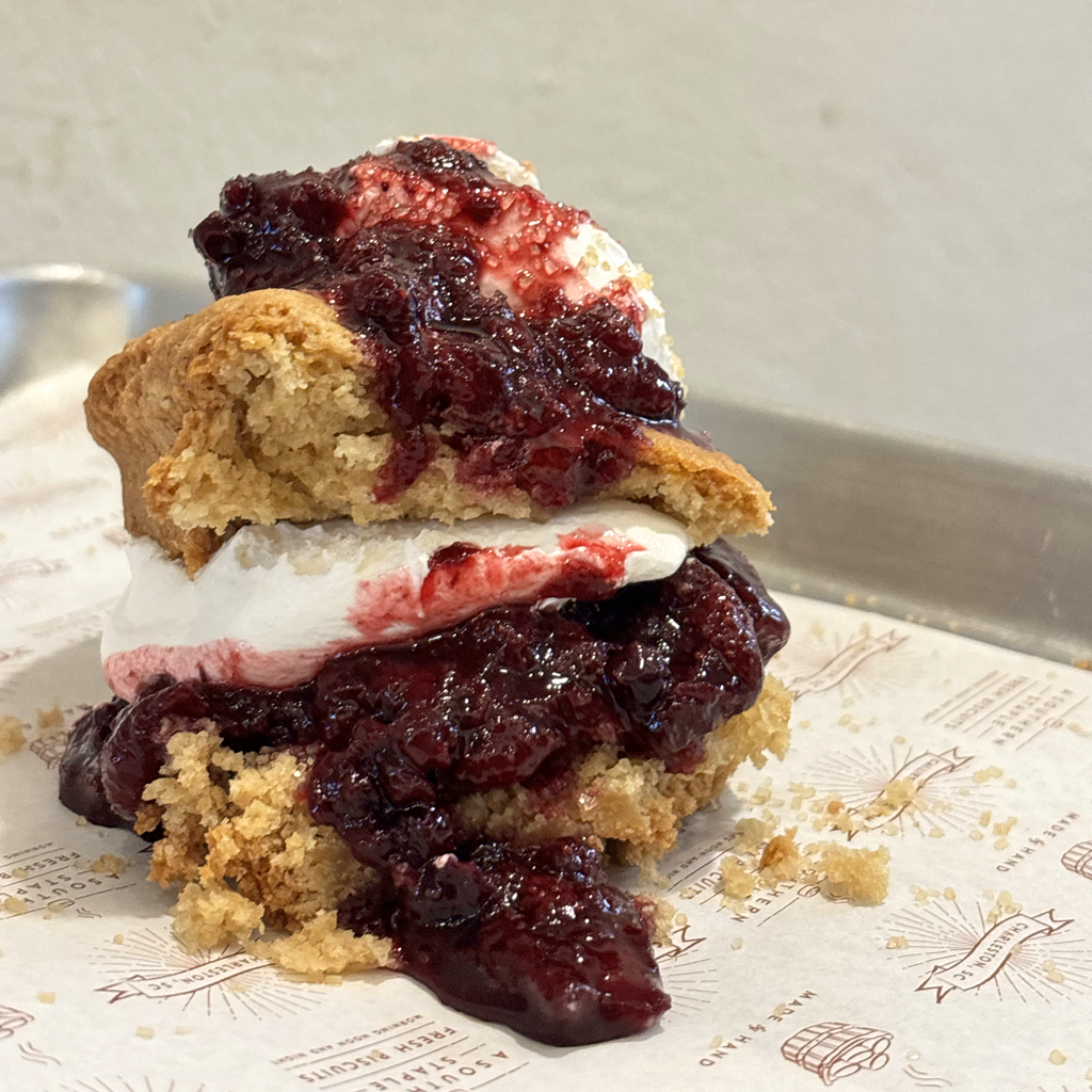 Brown Sugar Shortcakes with Berry Compote