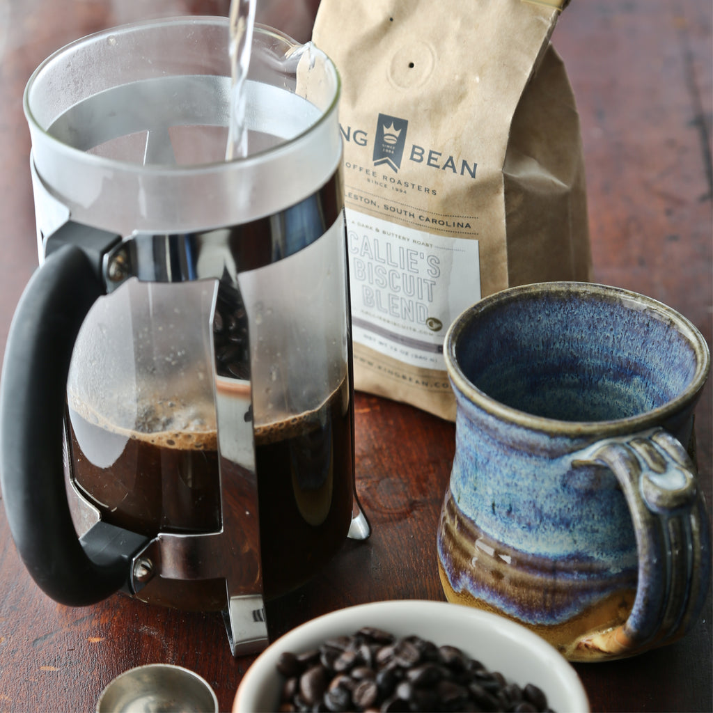 French Press Coffee with King Bean Coffee Roasters