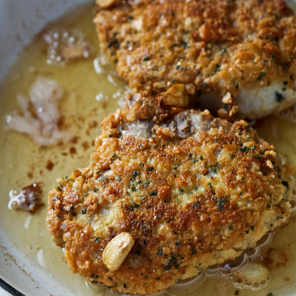 Kitchen Sink Pan-Fried Pork Chops