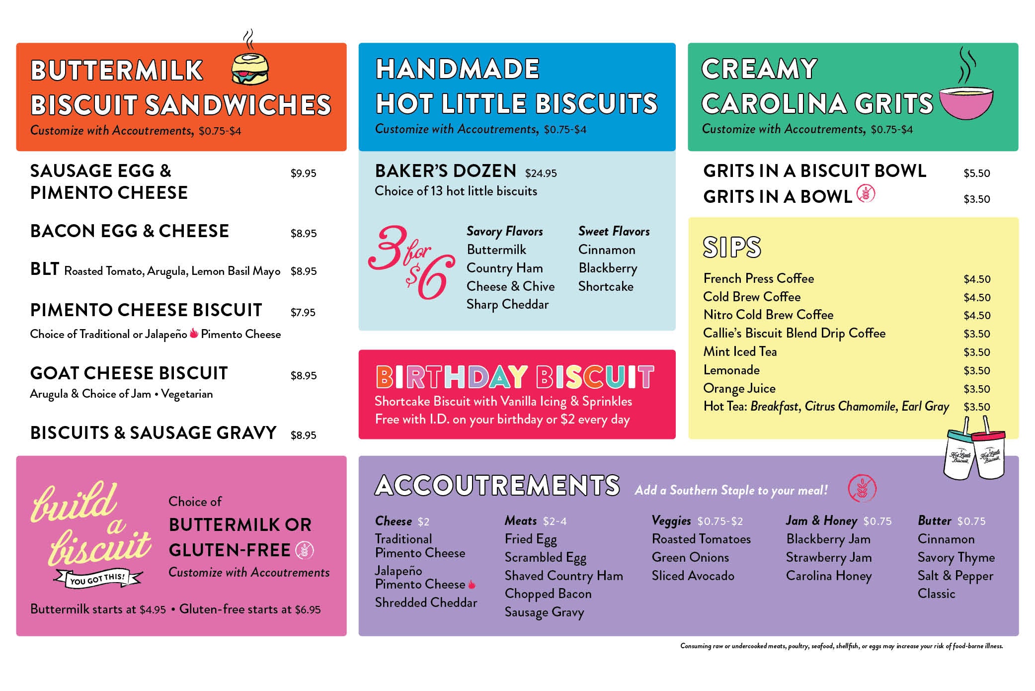 Upper King Menu