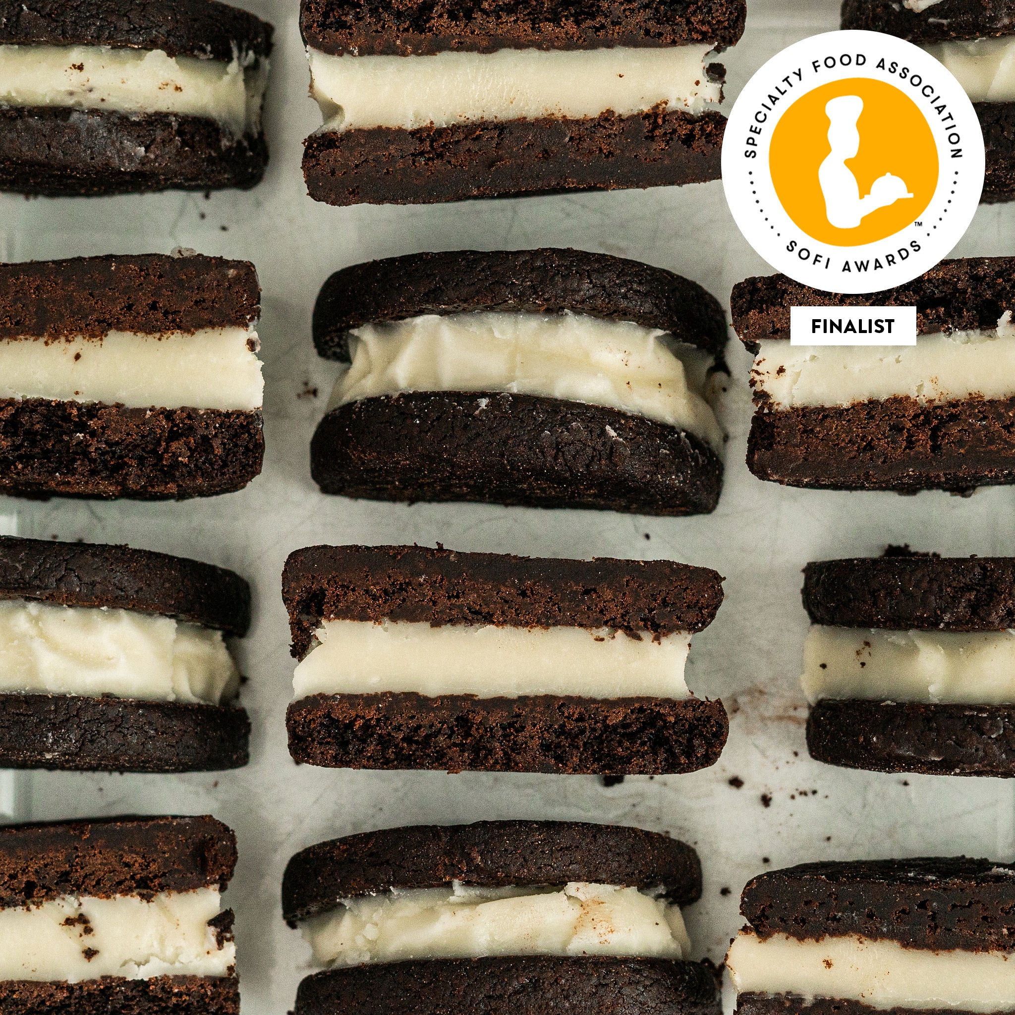Cocoa and Cream Cookies