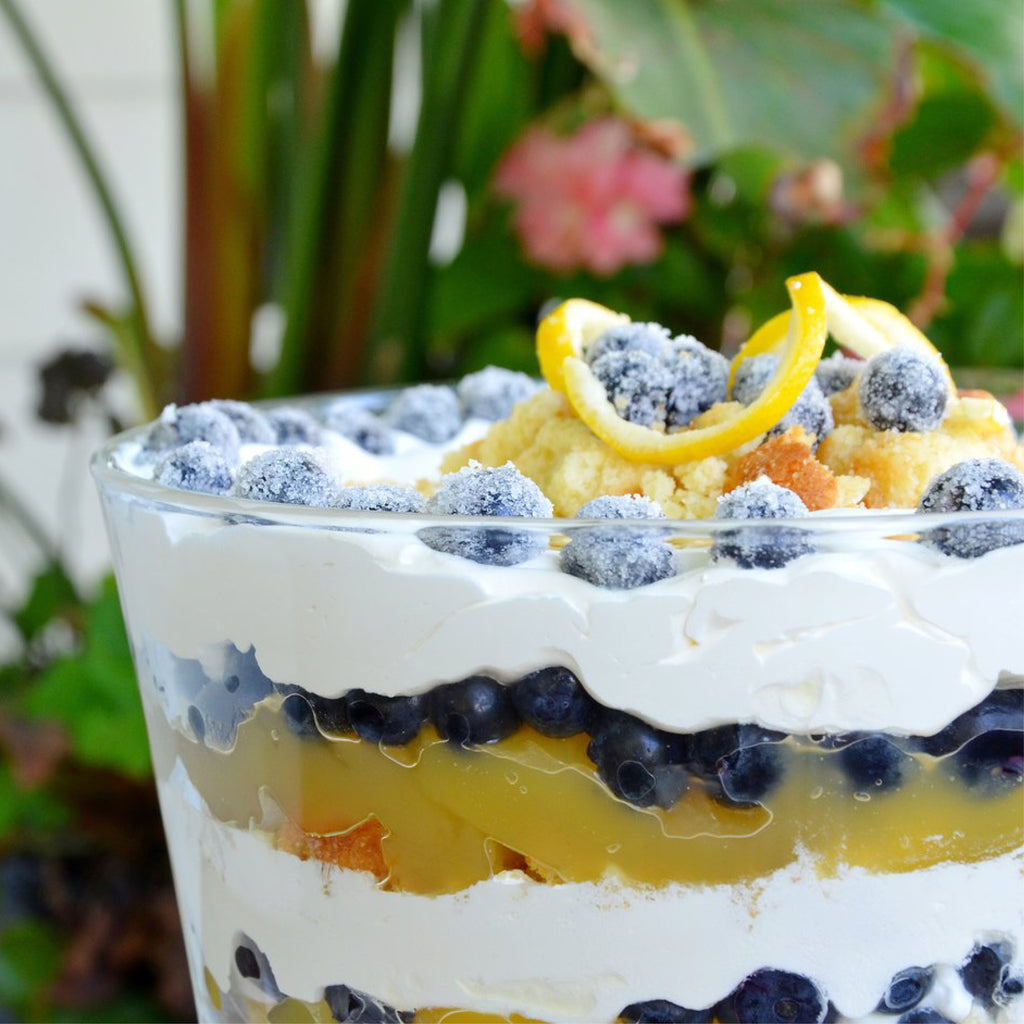 Blueberry Shortcake Trifle