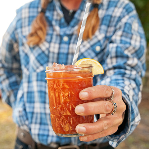 Beer Bloodies with a Biscuit Sidecar