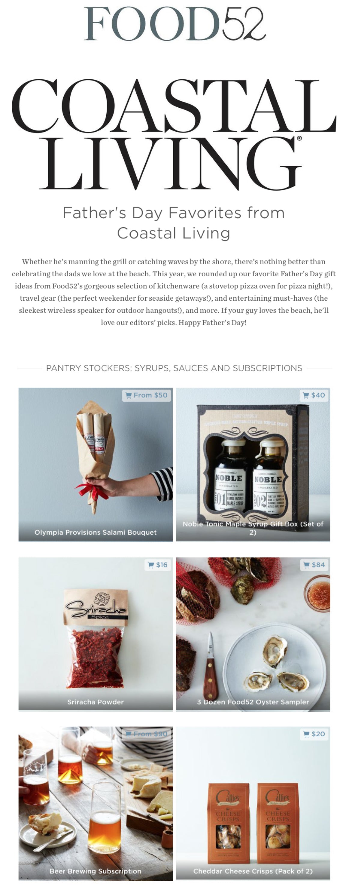 Food 52 Coastal Living