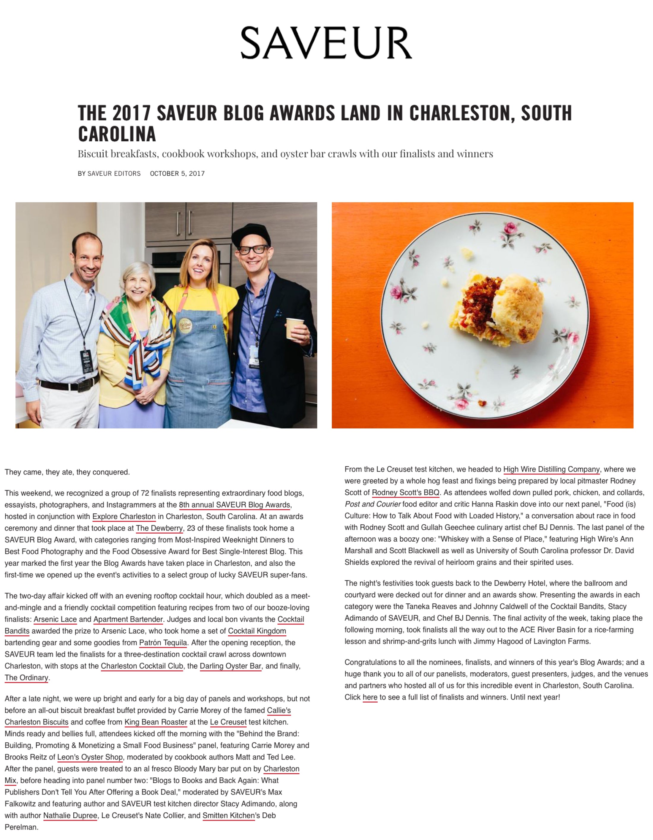 Saveur October 2017