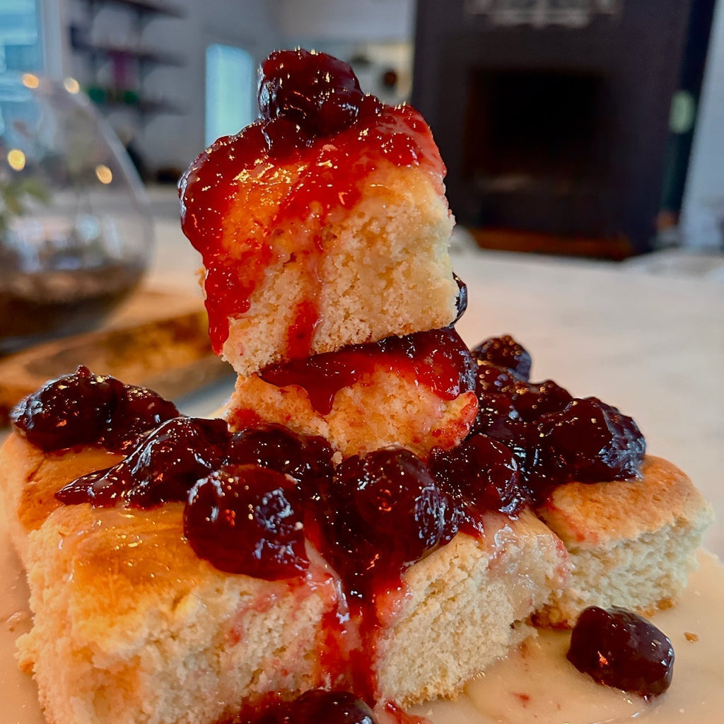 Cherry Shortcake Biscuits