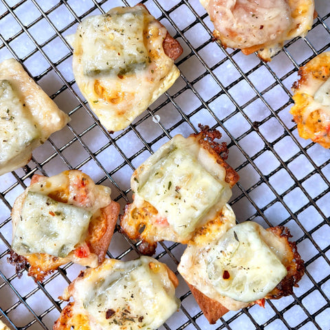 Sausage, Pimento Cheese, & Pickle Crackers