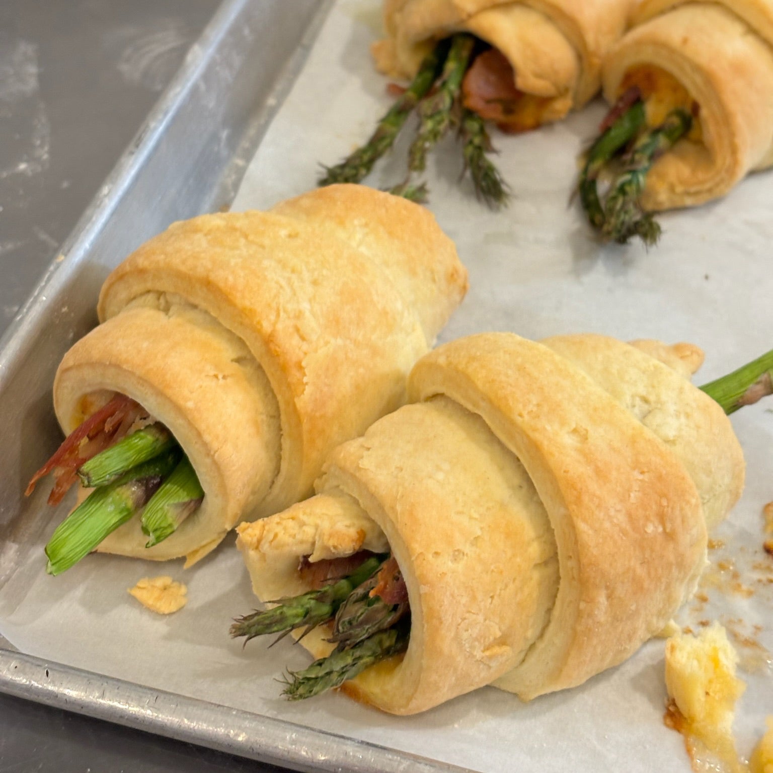 Asparagus, Country Ham, & Pimento Cheese Roll-Ups