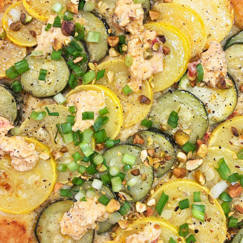 Pimento Cheese & Zucchini Tart
