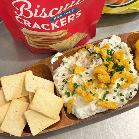 Beach Dip with Biscuit Crackers