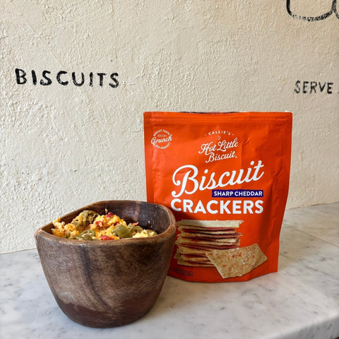 Pickled Okra Pimento Cheese