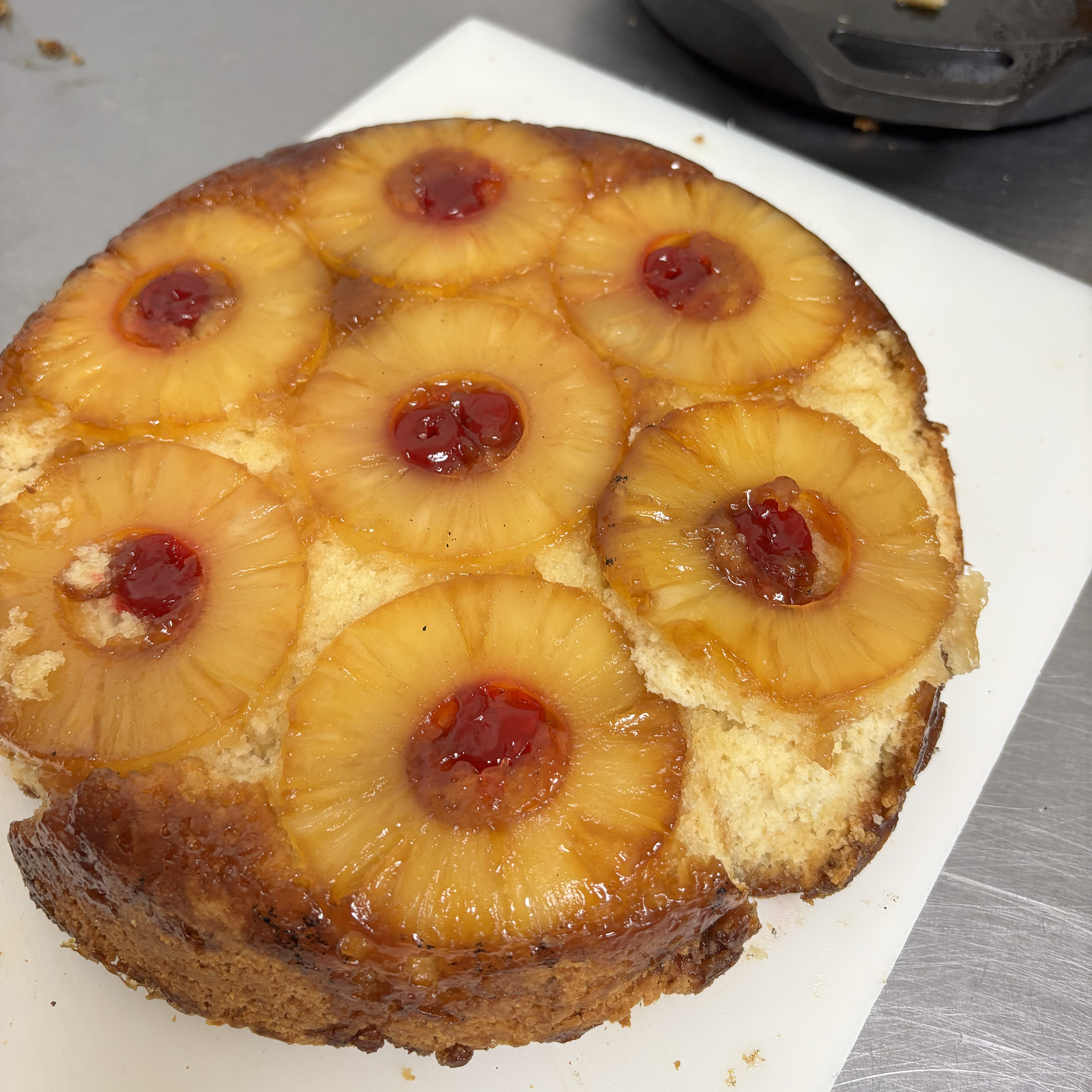 Pineapple Upside Down Biscuit Cake