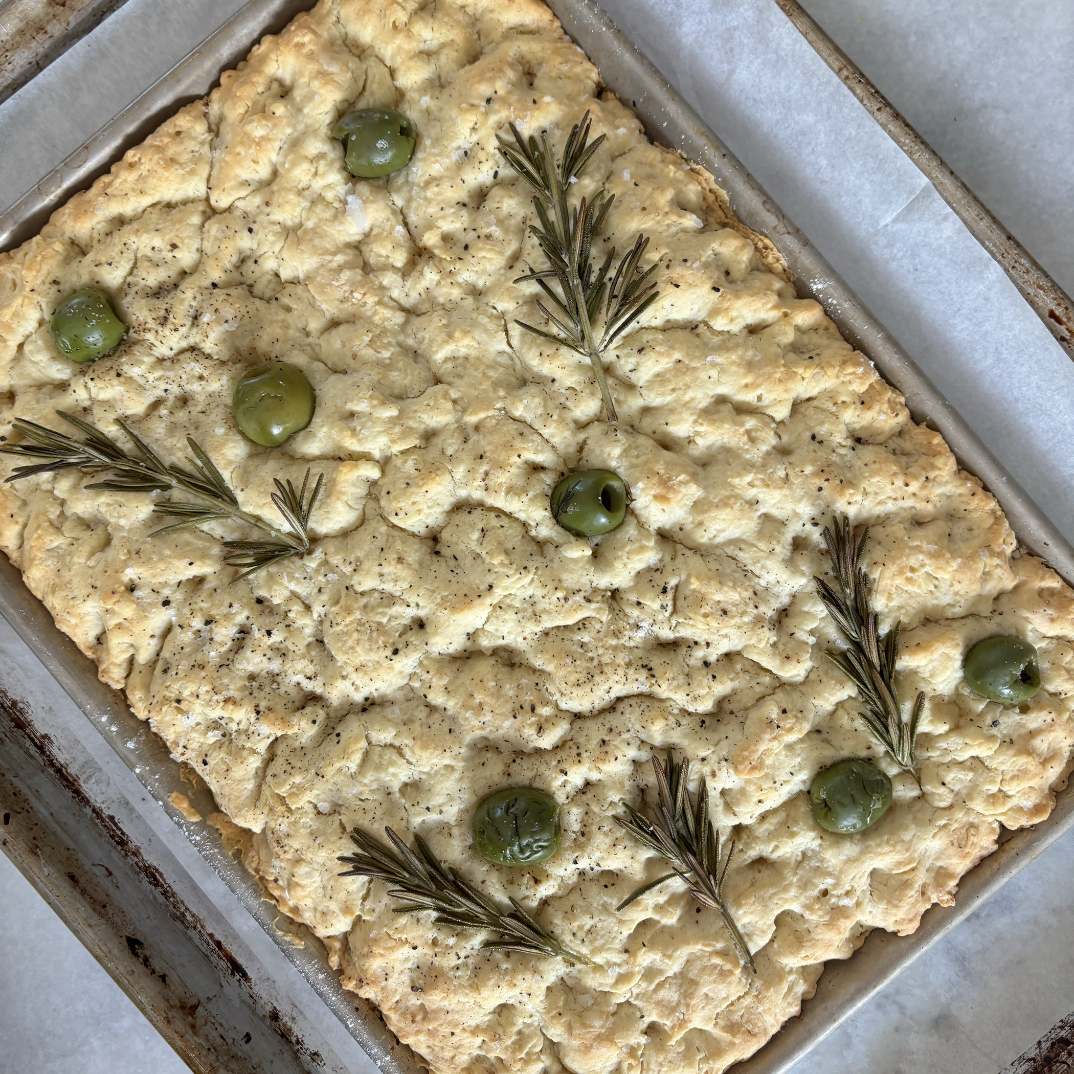 Focaccia Biscuit Bread