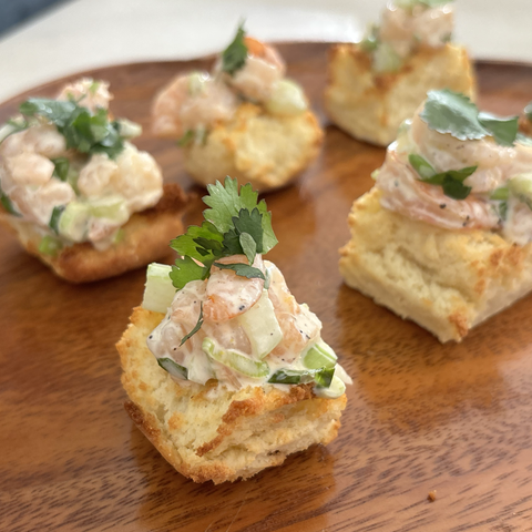 Spring-Fresh Lemon Basil Shrimp Salad