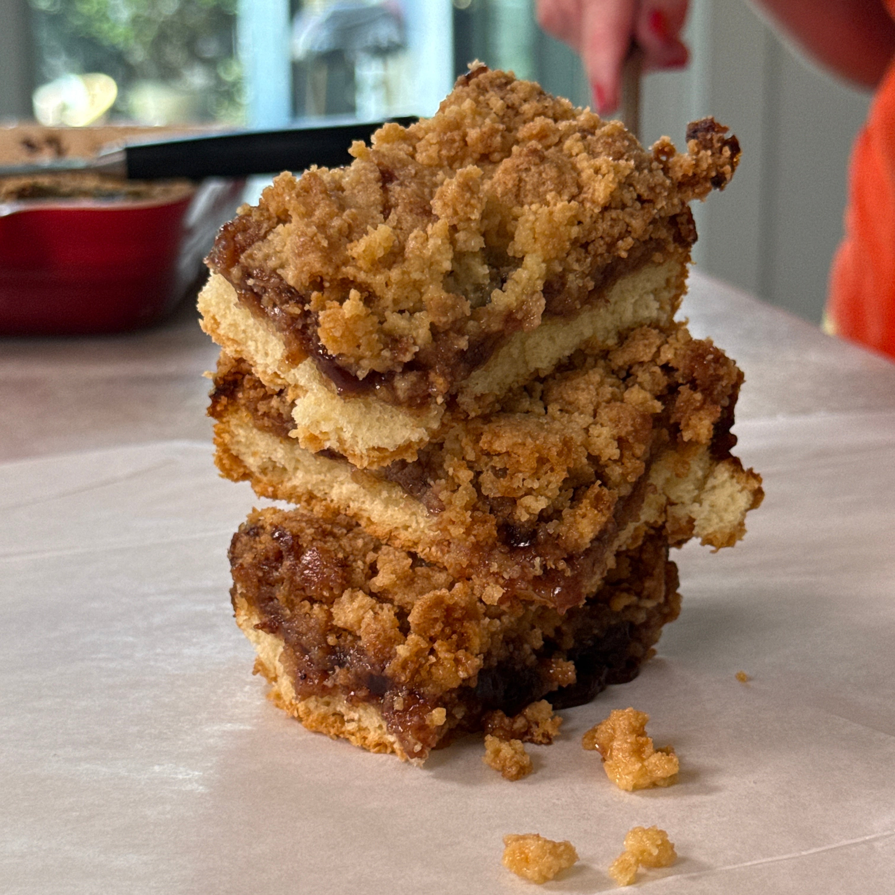 CHLB Berry Jam Biscuit Crumble Bars