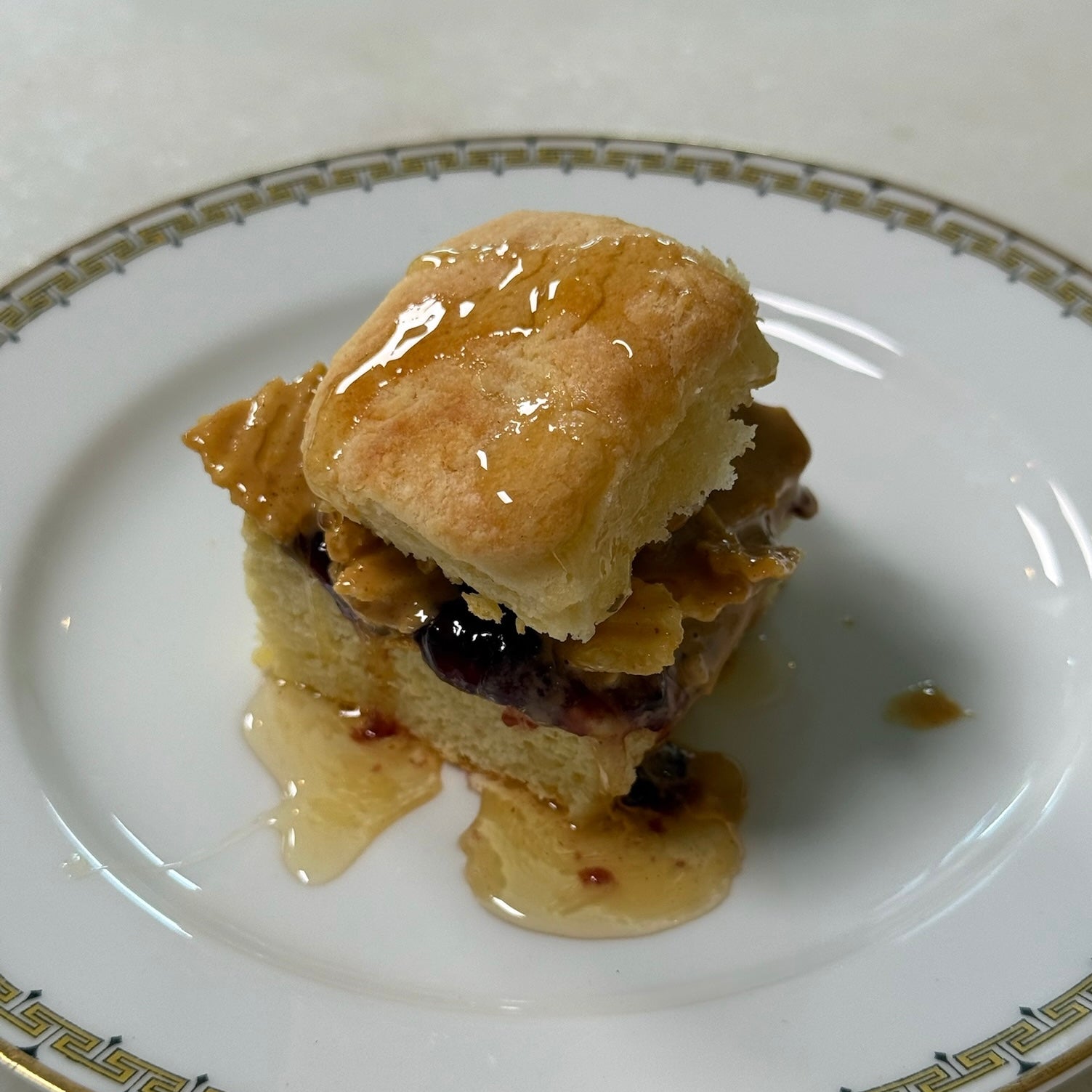 PB&J Ruffles Biscuits