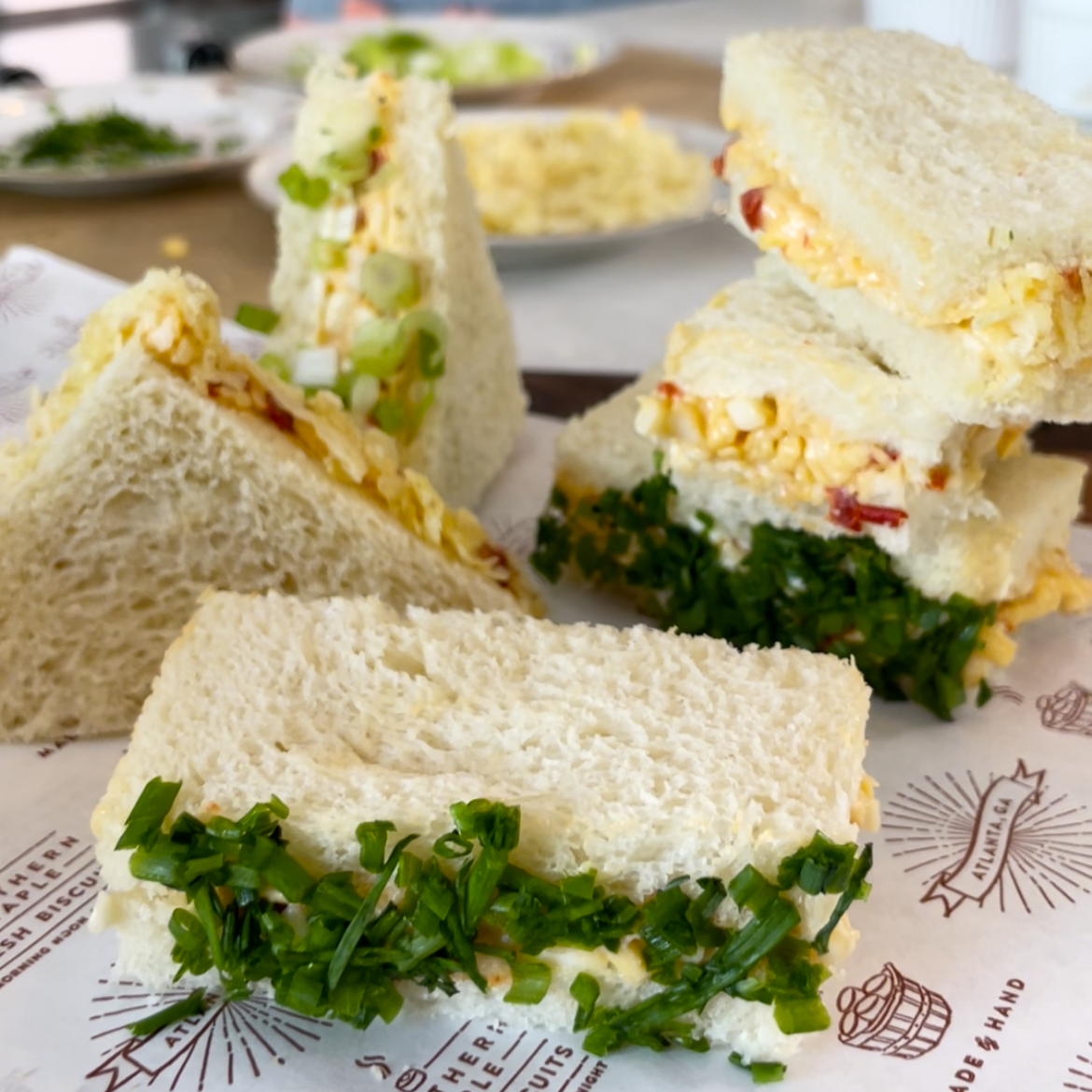 Elevated Pimento Cheese Sandwiches
