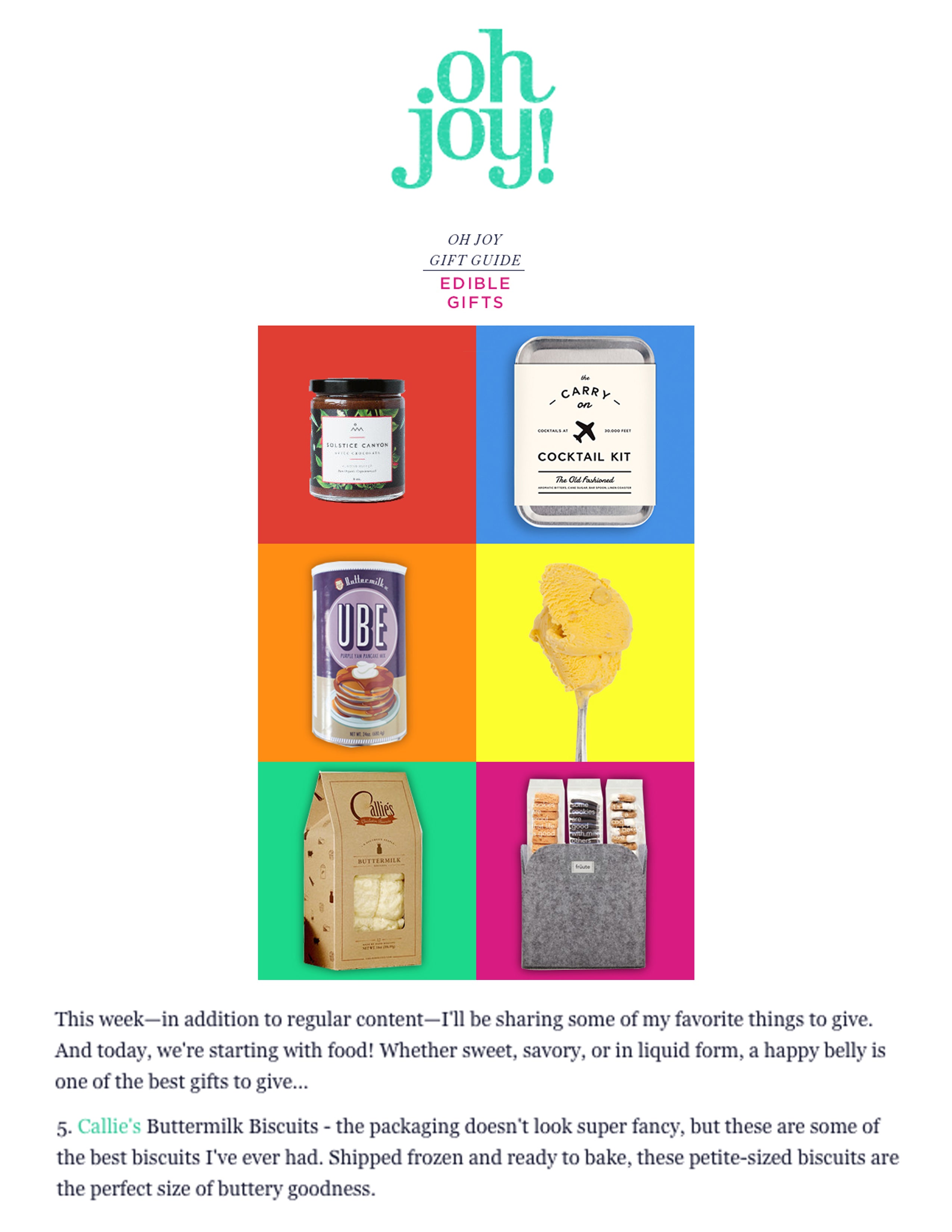 Oh Joy! December
