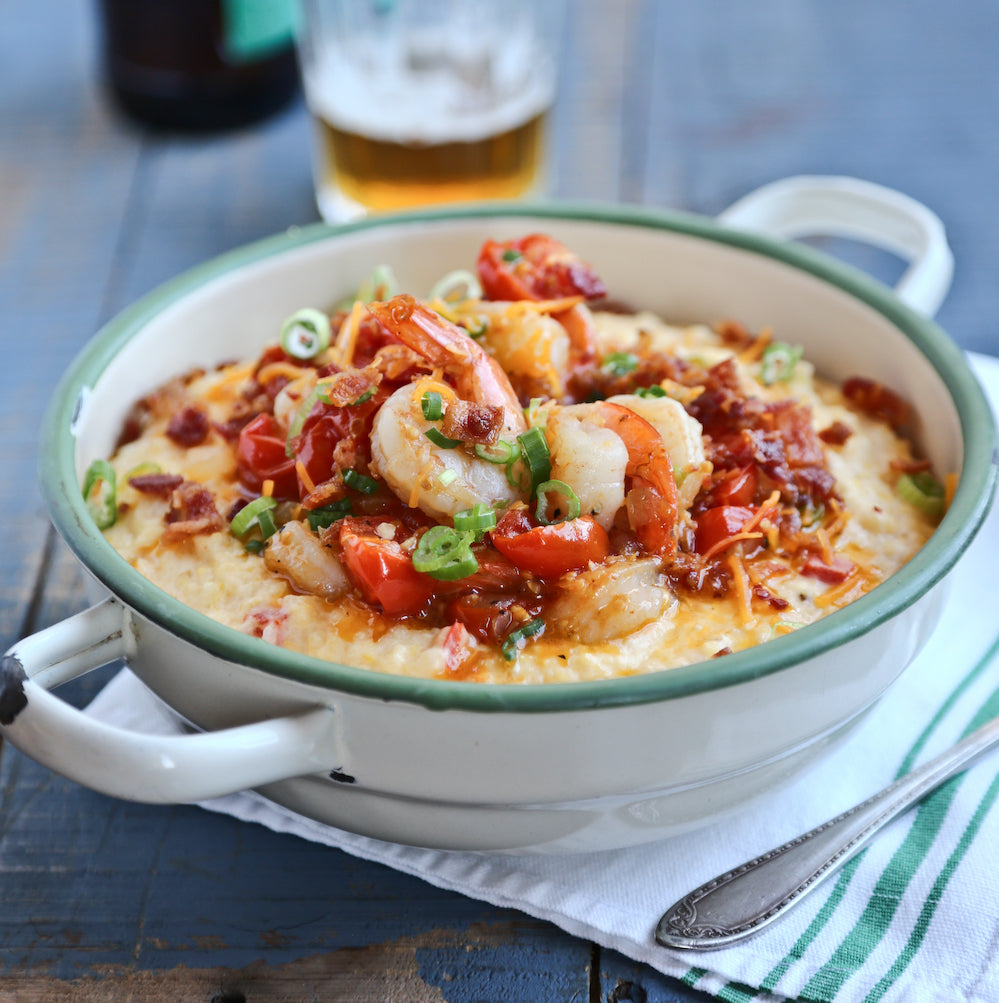 Pimento Cheese Shrimp & Grits