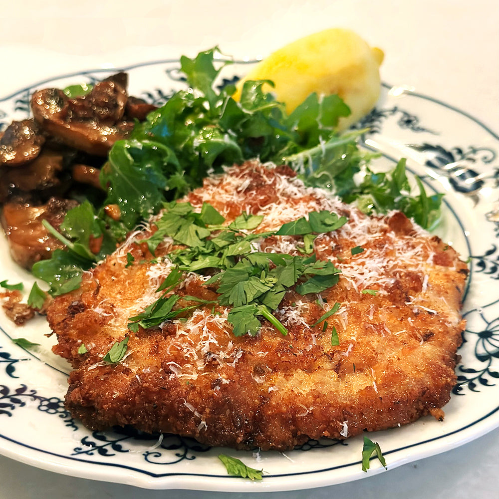 Pork Schnitzel Salad