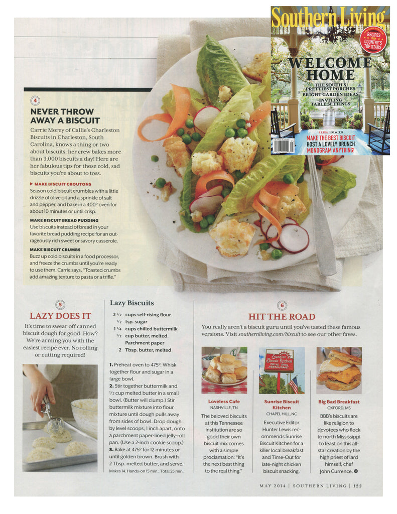 Southern Living Magazine Biscuit Croutons