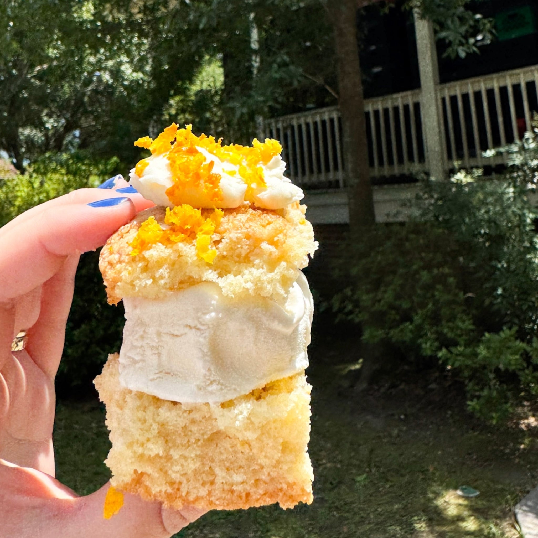 Orange Creamsicle Ice Cream Sandwich 🍊