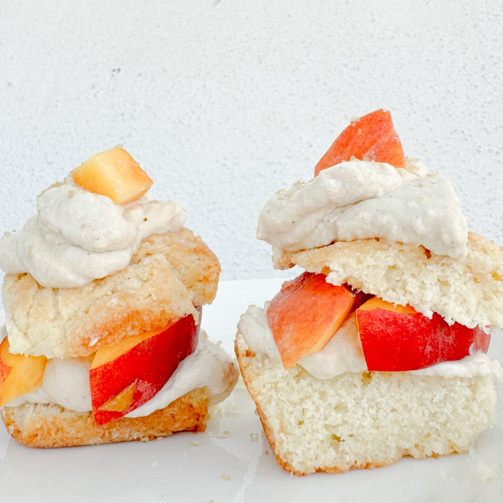 Peach Perfect Shortcake Biscuits