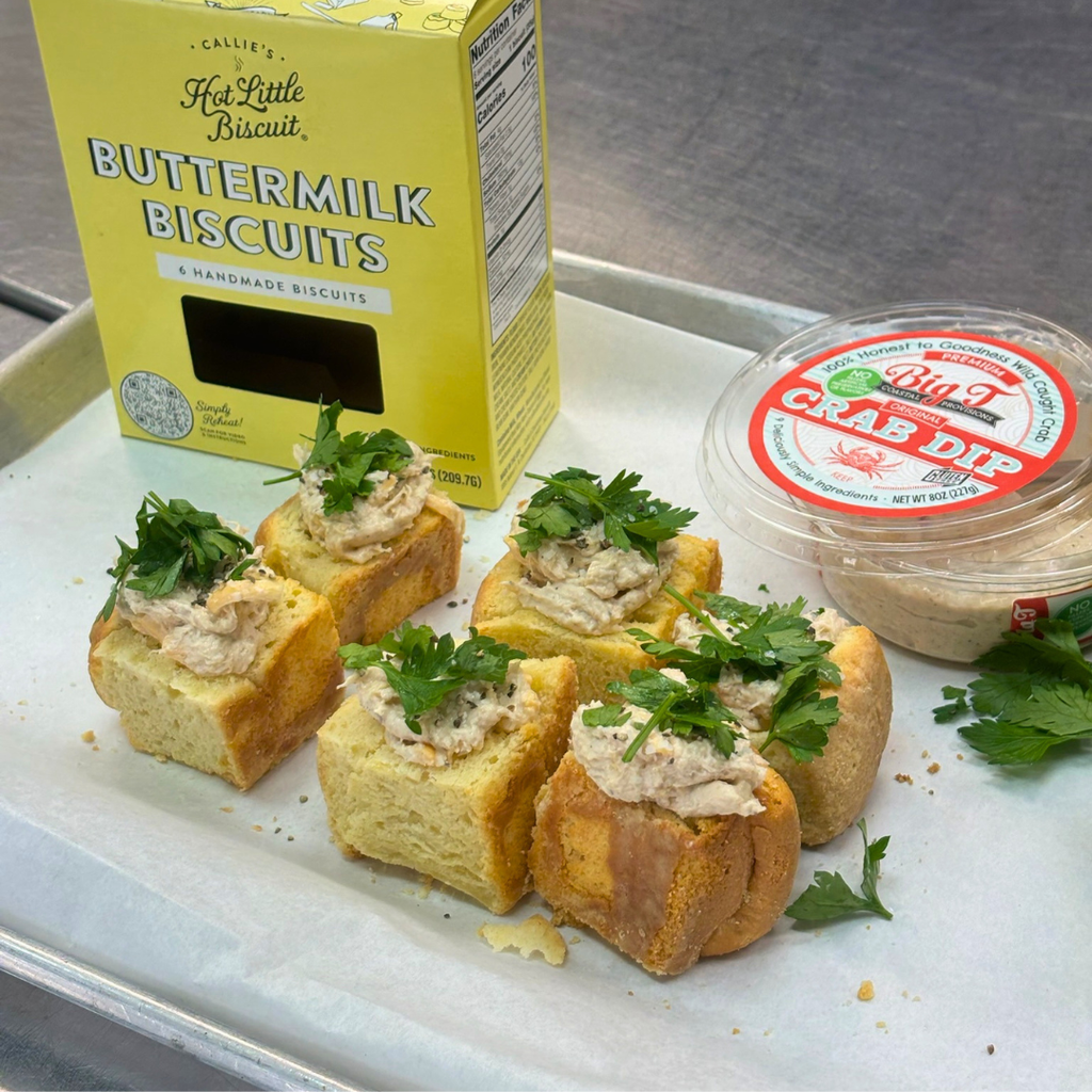 Mini Crab Biscuit Rolls