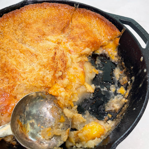 A Cup A Cup A Peach Cobbler