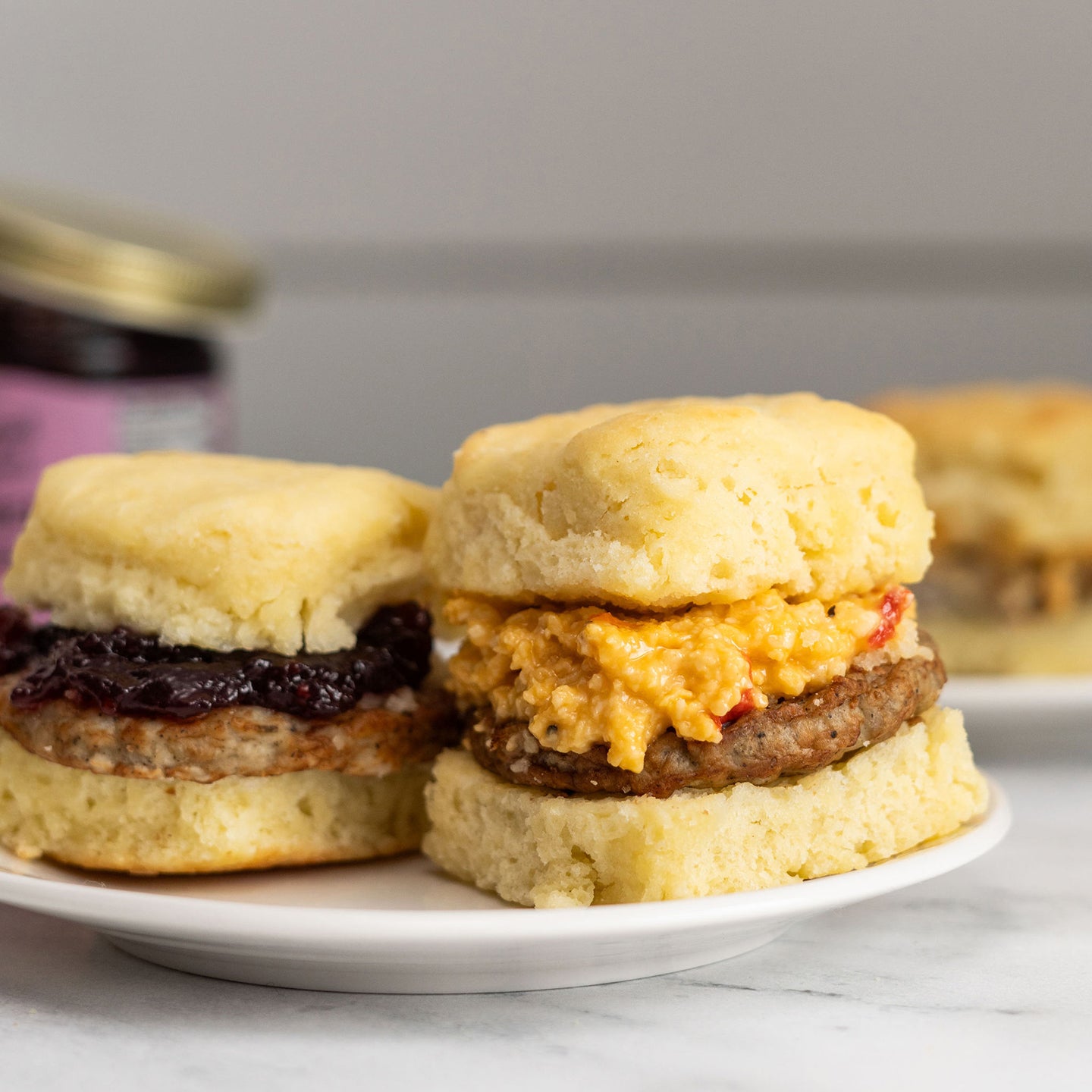 Sausage Biscuits (16 Sandwiches)