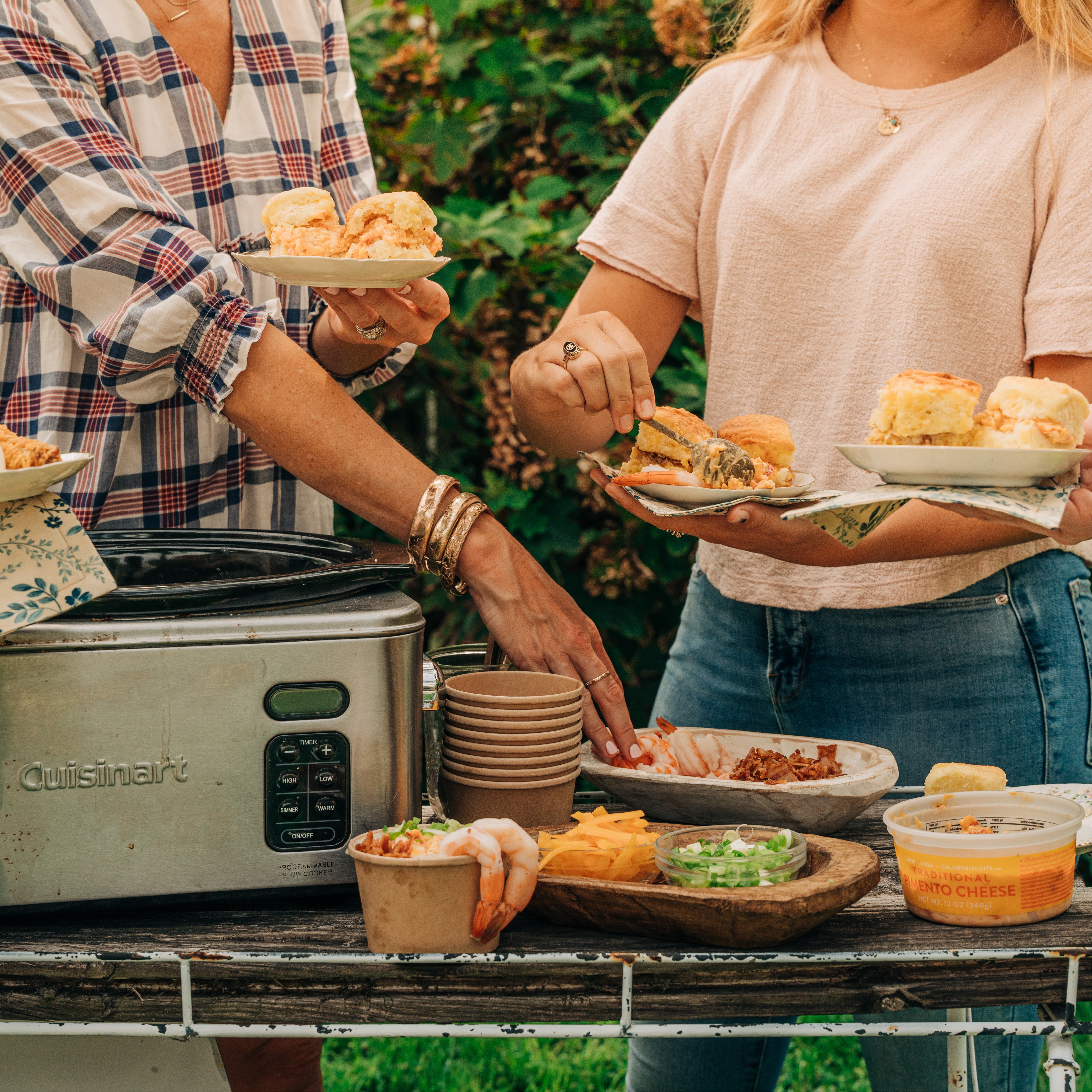 Tailgating with Shrimp & Grits